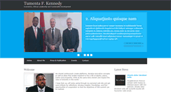 Desktop Screenshot of kennedytumenta.com